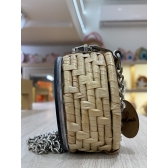 MICRO BAG - SHINE - Oncinha prata