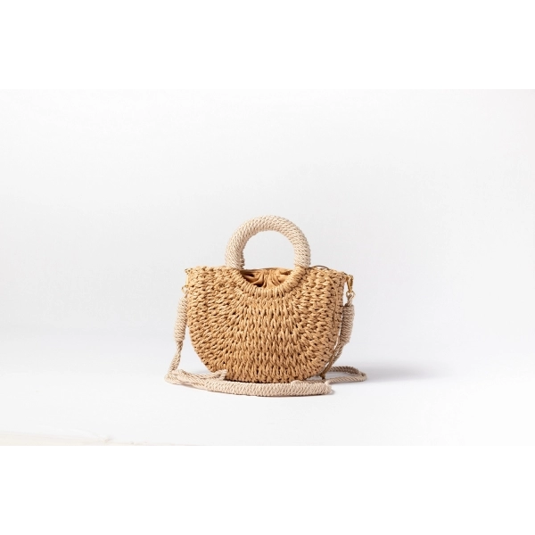 Bolsa de Palha P - Bege