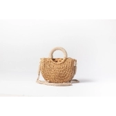Bolsa de Palha P - Bege