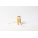 Bolsa Clutch - Folha - Madrepérola Claro com Marrom