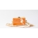 Bolsa Clutch Cavalo Marinho - Madrepérola Marrom com Claro