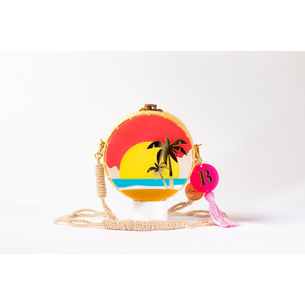 Bolsa de Palha Paisagem Nova - Redonda P - Paisagem Nova