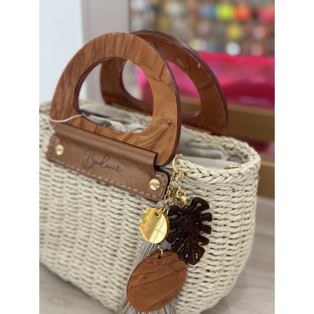 Bolsa Liz - Madrepérola marrom