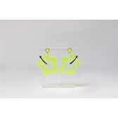 BRINCO FLOR G - Verde neon