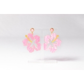 Brinco Flor G - Madrepérola - Madrepérola rosé