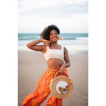 Bolsa de Palha Praia Borboleta