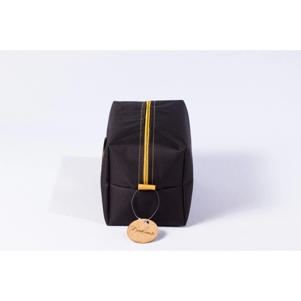 Necessaires Napa - Preta com zíper dourado