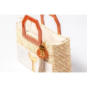 Bolsa de Palha Praia - Quadrada