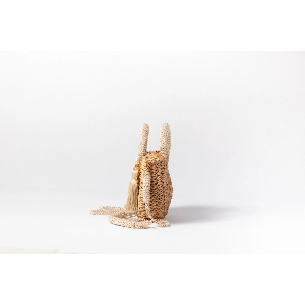 Bolsa de Palha P - Bege