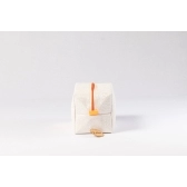 Necessaires de Luxo - Branca com Laranja