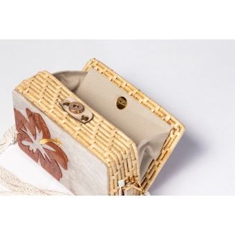 Bolsa Clutch Flor