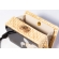 Bolsa Clutch Tartaruga - Preto com Madrepérola Claro