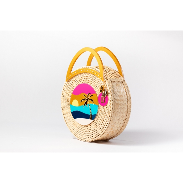Bolsa de Palha Praia Paisagem - Tradicional