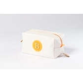 Necessaires de Luxo - Branca com Laranja