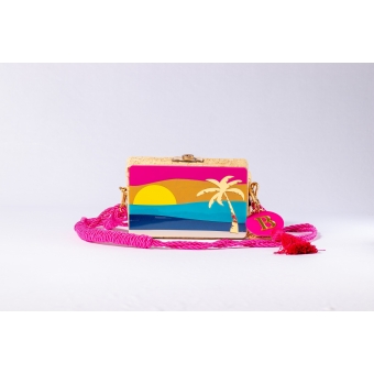 Bolsa Clutch Paisagem Tradicional