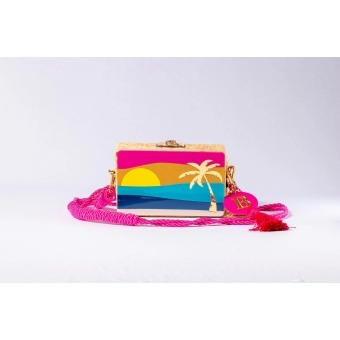 Bolsa Clutch Paisagem Tradicional