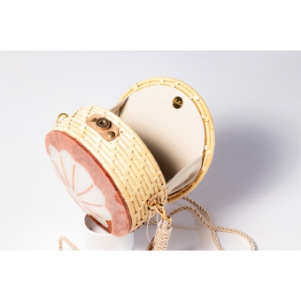 Bolsa de Palha Concha - Redonda P