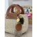 Bolsa Liz - Madrepérola marrom