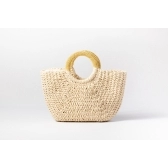 Bolsa de Palha G - Dourada