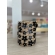 Bolsa de Palha Luna - Flowers - Preto
