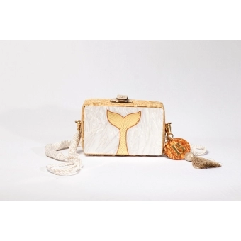 Bolsa Clutch Rabo de Sereia
