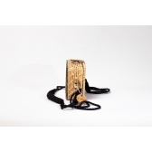 Bolsa Clutch Flor - Preto com Madrepérola Claro