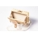 Bolsa Clutch Tartaruga - Madrepérola Claro com Marrom
