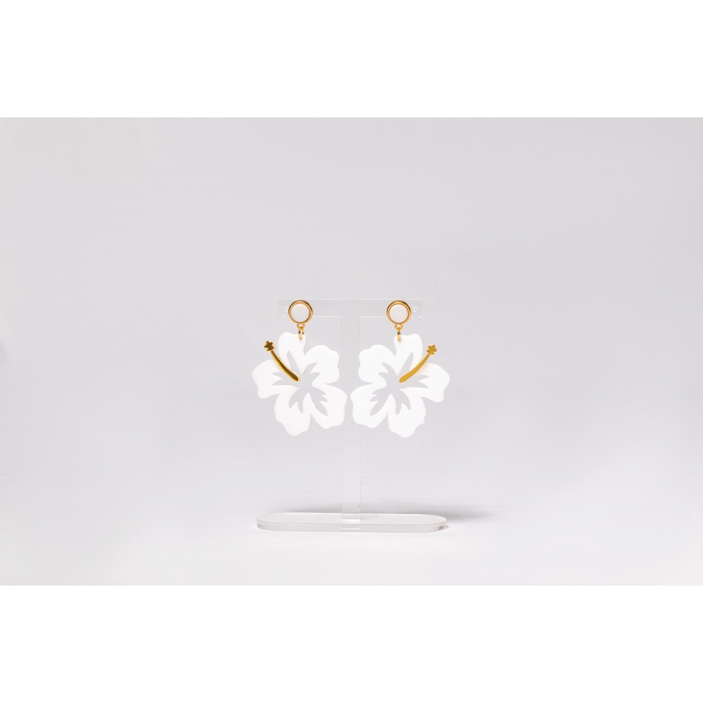BRINCO FLOR - M - Branco