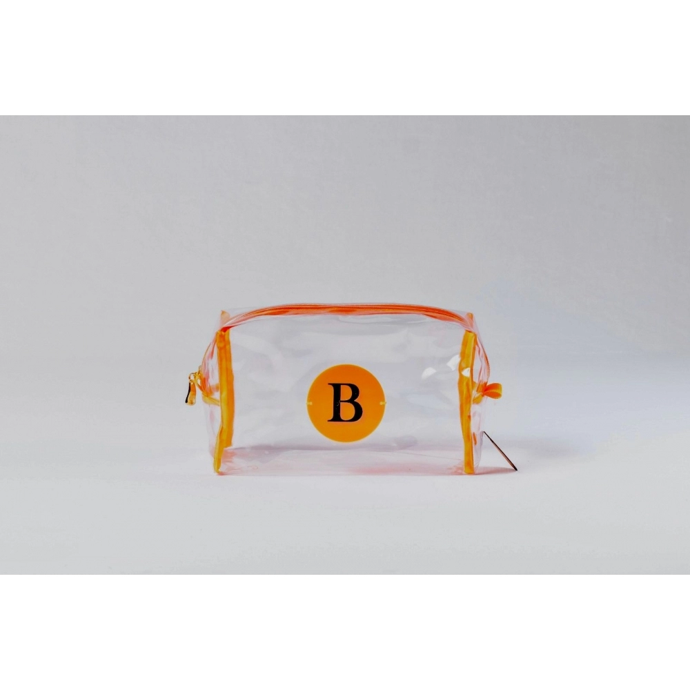 Necessaire Transparente - Laranja